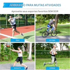 Suporte de Compressão para Coxa e Quadril (Ajustável)