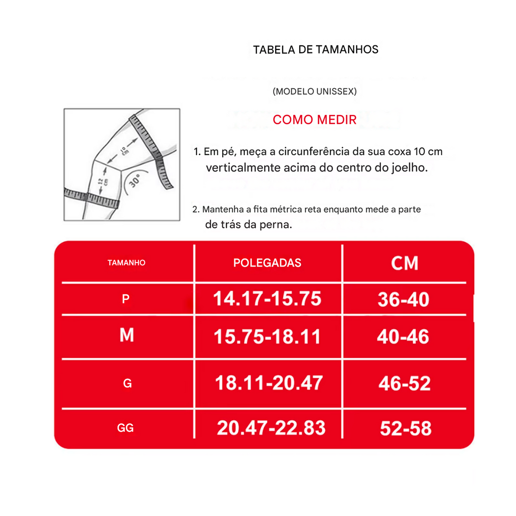 Joelheira de Compressão Ortopédica