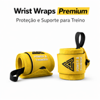 Wrist Wraps Premium – Proteção e Suporte para Treino