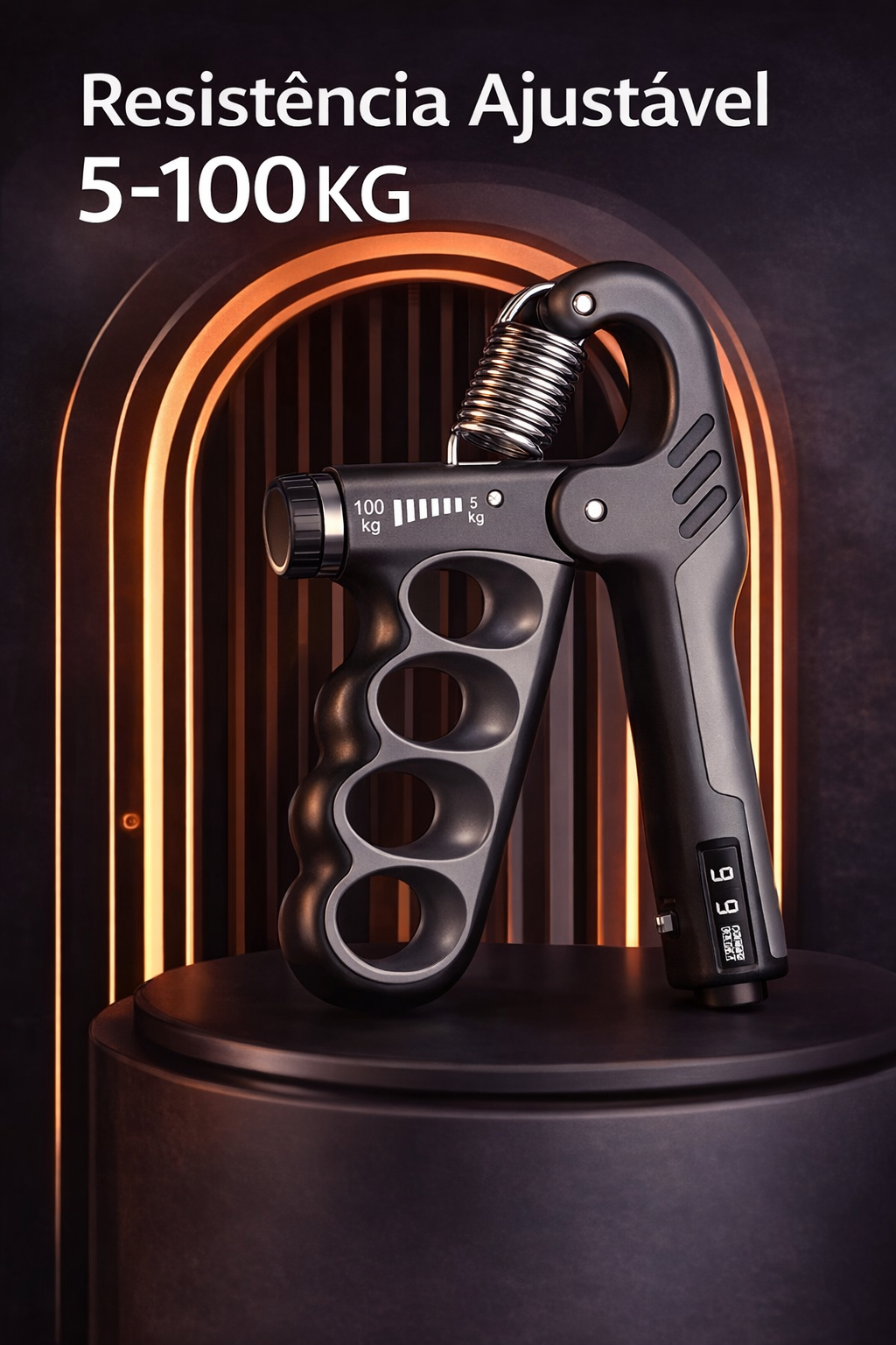 Fortalecedor de Mão Ajustável 5-100KG – Treino de Pegada e Antebraço